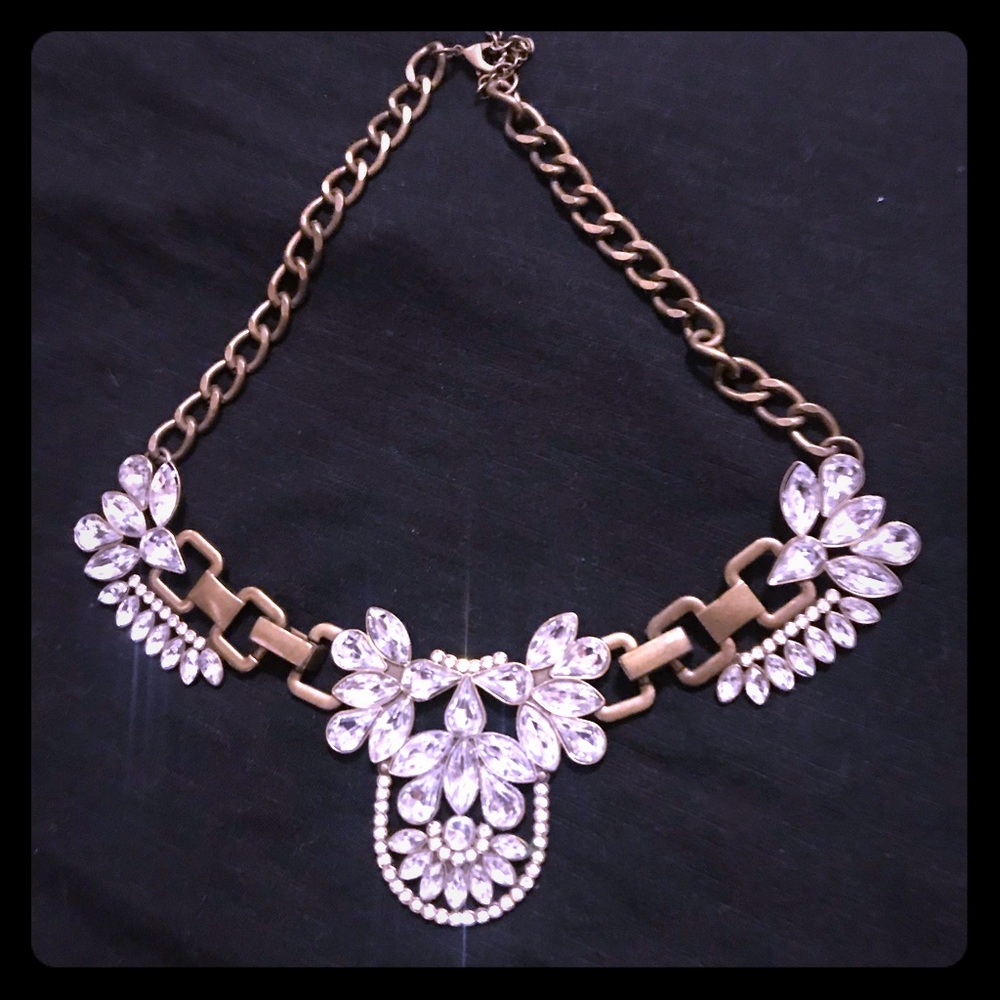 Statement Crystal Rhinestones Necklace
